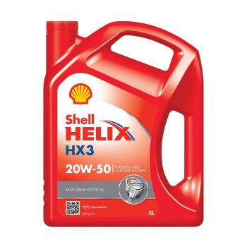 Óleo De Motor Diesel Gasolina Shell Helix HX3 20W-50 SL CF 5L