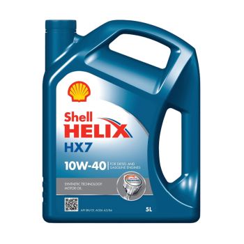 Óleo De Motor Diesel Gasolina Shell  Helix HX7 10W-40 SL PLUS 5L
