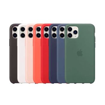 Capa Silicone Iphone 12 Pro, V rias Cores-Preto