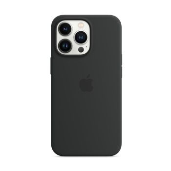 Capa Silicone Iphone 13 Pro, V rias Cores-Preto