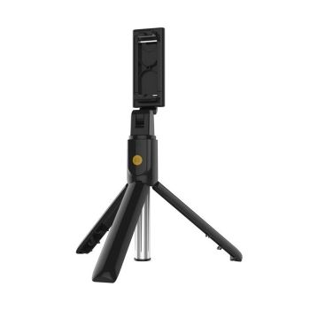 Estabilizador Selfie Stick Integrado Tripod K07 Sem Fio, Preto