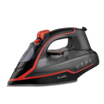 Ferro Engomar Decakila A Vapor 2400W, Preto