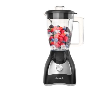 Liquidificador Decakila 1.5L 500W, Preto