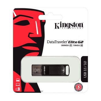 Flash Drive Kingston 8 GB Data Traveler Elite G2, Preto