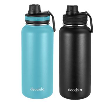 Kit 2 Bebedores Térmicos 900ml, Inox