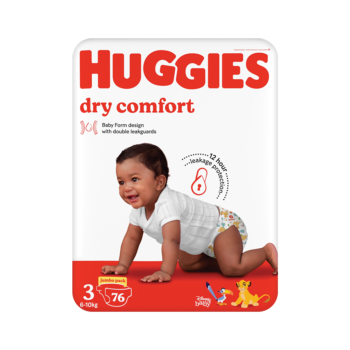 Fralda Huggies Dry Comfort Jumbo Nr 3, 76 un