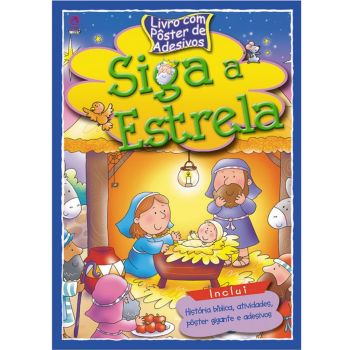 Siga A Estrela - Livro Poster E Adesivos. De CPAD