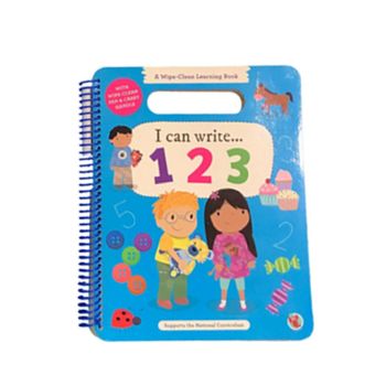 Livro de Actividades Infantil I Can Write 1,2,3 Azul