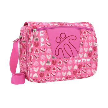 Pasta Ombro Infantil Totto Pincelo, Rosa