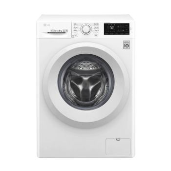 Máquina de Lavar LG 8Kg FH4G7 A+++ -30%, Branco