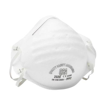 Máscaras  FFP2 Sem  Vàlvula QSA Branco, 20 Unidades