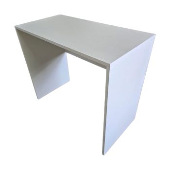Mesa de estudo rectangular 750mm x 900mm x 400mm, branco