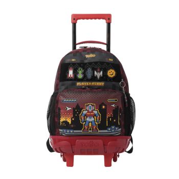 Mochila Escolar com Rodas Totto Digibot, Tamanho M