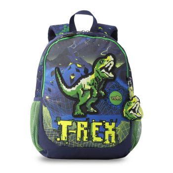 Mochila Infantil Totto Digisaurio M, Azul