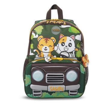 Kit de Mochila Escolar e Livro de Colorir Totto Safari S
