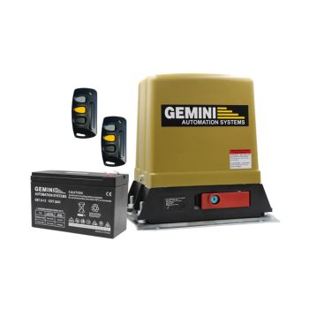 Kit de Motor de Port&atilde;o Deslizante Gemini ate 500KG, 12V