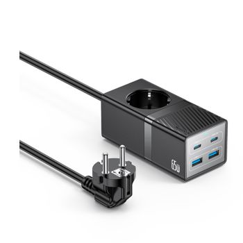 Extensão Eléctrica de 65W Yesido MC36, 1.5 m