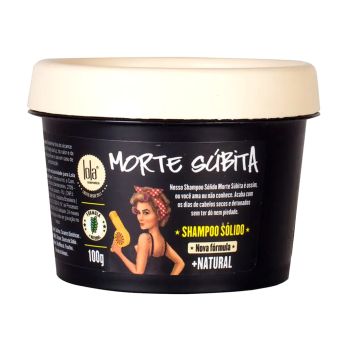 Shampoo Sólido Morte Súbita Lola Cosmetics Extrato De Aloe Vera, 100g