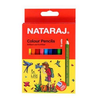 Lápis de Cor 1 X 12 Curtos, Nataraj