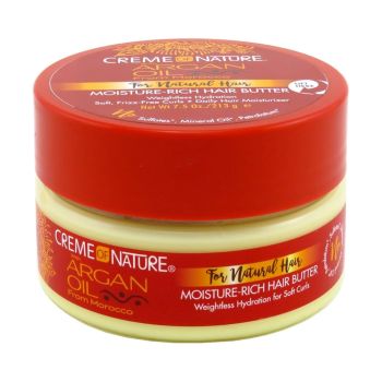 Creme Hidratante para Cabelo Natural Creme of Nature com Óleo de Argan, 213g
