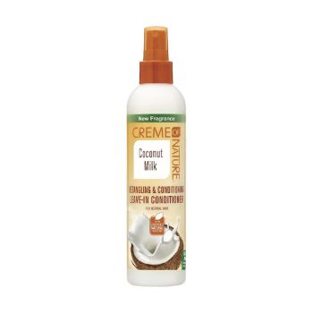 Condicionador Leave-In Desembaraçador Creme of Nature Leite de Coco, 250ml