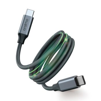 Cabo USB Type‑C para Type‑C Oraimo MagCable, Preto