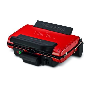 Grelhador Eléctrico Ultra Compacto Tefal 600 Gc302526, Vermelho