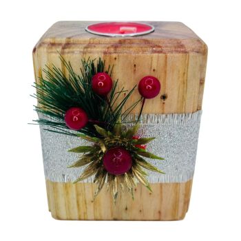 Castiçal de Madeira para Velas, Modelo III