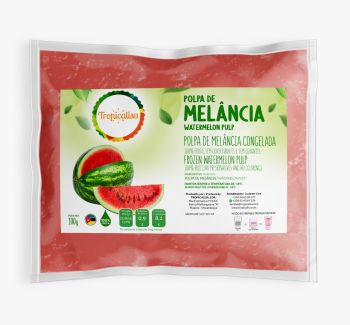 Polpa Congelada de Melancia, 10 x 100 g