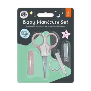 Kit de Manicure para Bebês Baby Essentials - 6+ Meses, Rosa