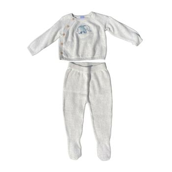 Conjunto Infantil Carters 9 Meses, Cinza
