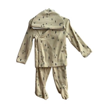 Conjunto Infantil Carters 9 Meses, Creme