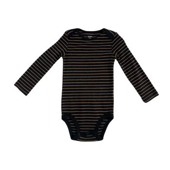 Body Infantil Carters 24 Meses, Preto e Castanho