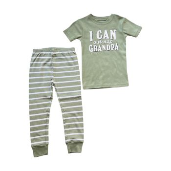 Conjunto De Pijama Infanti Carters 3 a 5 Anos, Verde
