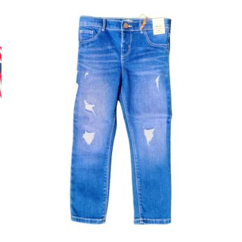 Calça Infantil River Island 4 a 5 Anos, Azul Escuro