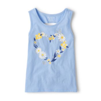 Blusa Infantil Childrens Place 10-12 Anos, Azul Claro