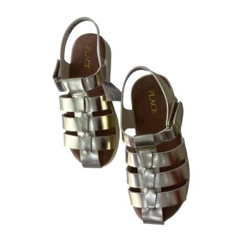 Sandália Infantil Childrens Place Tamanho 11, Dourado