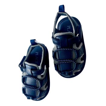 Sandália Infantil Childrens Place 6 a 12 Meses, Azul Marinho