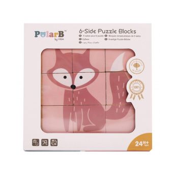 Puzzle de Cubo de 6 Lados Viga PolarB Animals