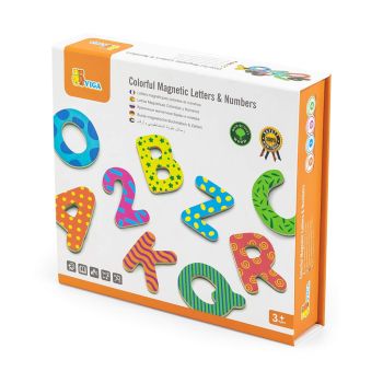 Letras e Números Magnéticos Viga, 77 pcs