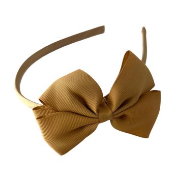 Bandolete Infantil Com Laço, Castanho