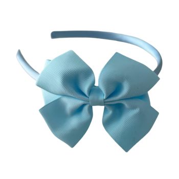 Bandolete Infantil com Laço, Azul Claro