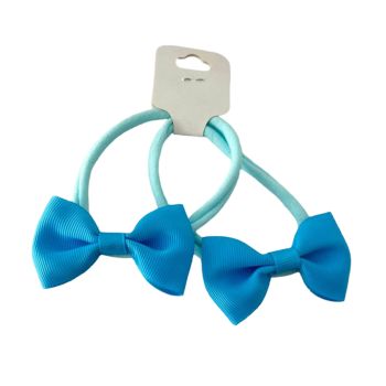 Conjunto Infantil 2 Laços com Fita, Azul