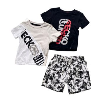 Conjunto Infantil Ecko Unltd 18 Meses, Preto E Branco