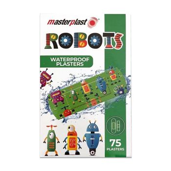 Penso Rápido Impermeável Robots, 75 pcs
