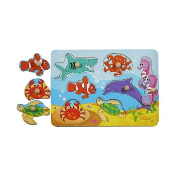 Puzzle de Madeira com Pinos Underwater