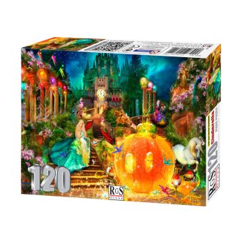 Puzzle RGS Cinderela, 120 pcs