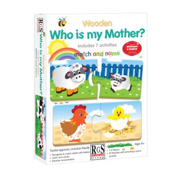 Jogo Educativo RGS Who Is My Mother, 7 pcs