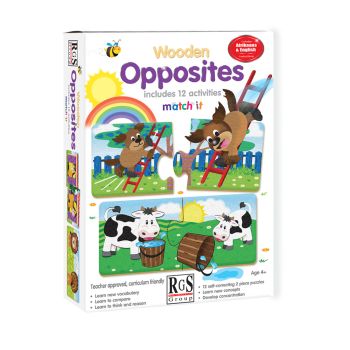 Jogo Educativo RGS Opposites, 12 pcs