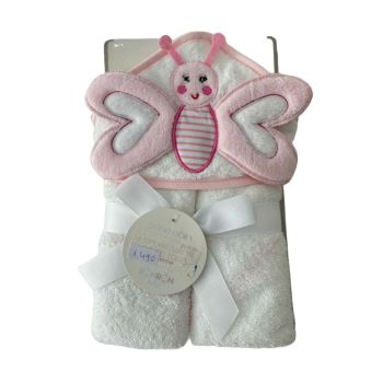 Toalha Infantil Bebe Calin 30x30, Branco